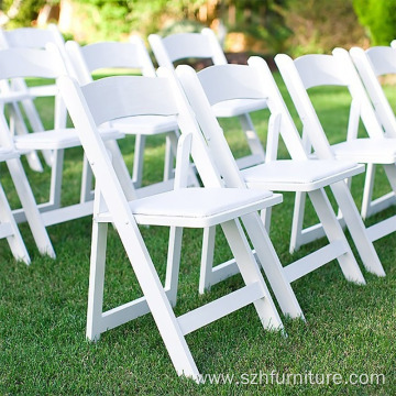 Outdoor Garden Wedding Event Plastic Outdoor Folding Chair